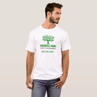 Camiseta Logotipo de Paisagismo de Cuidados Profissionais c