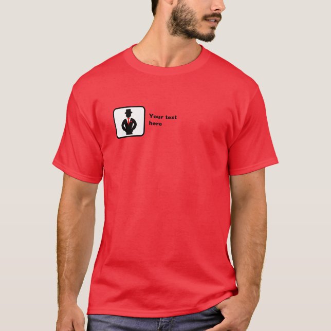 Camiseta Logotipo de Pajem -- Personalizável (Frente)