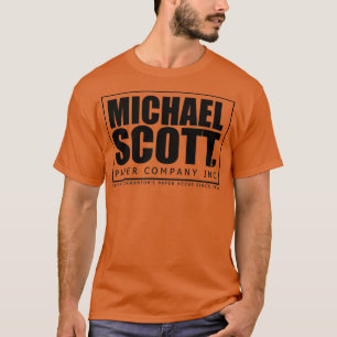 Camiseta Logotipo de papel do Office Michael Scott