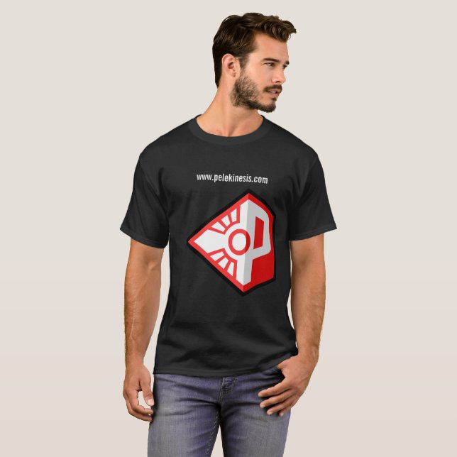 Camiseta Logotipo de Pelekinesis, aproximadamente (Frente Completa)