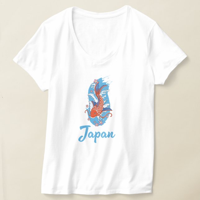 Camiseta Logótipo de pesca do Japão (Postura )