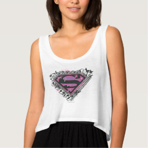 Camiseta Logotipo de pinos da Supergirl