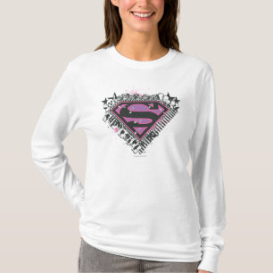 Camiseta Logotipo de pinos da Supergirl