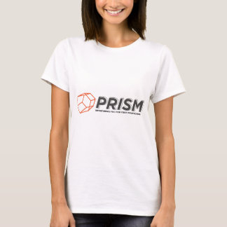Camiseta Logotipo de PRISMA (slogan CUSTOMIZÁVEL)