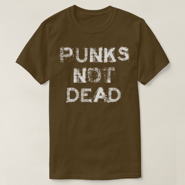 Camiseta Logotipo de punk sem morto (Frente do Design)