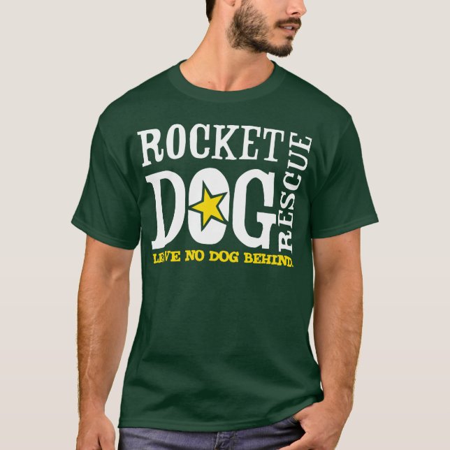 Camiseta Logotipo de RDR (branco/goldenrod) (Frente)