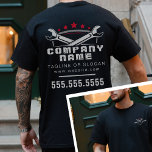 Camiseta Logotipo de reparo automático profissional - Mecân<br><div class="desc">Aumente o profissionalismo de sua equipe com o logotipo de reparação automática profissional Black Red Mechanic T-Shirt, projetado para mostrar seu negócio de reparo de automóveis com estilo e confiança. Apresentando um logotipo ousado e masculino da empresa em preto-e-vermelho impressionante, esta camiseta é perfeita para os funcionários que precisam de...</div>