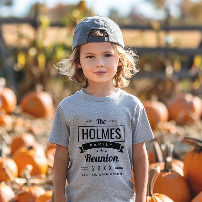 Camiseta Logotipo de Reunião da Família Retroativa (Criador carregado)