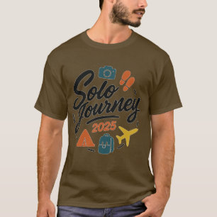 Camiseta Logotipo de risco Solo Journey 2025
