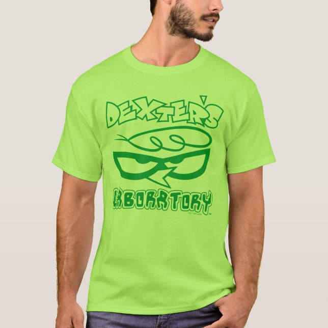 Camiseta Logotipo de rosto do laboratório do Dexter (Frente)