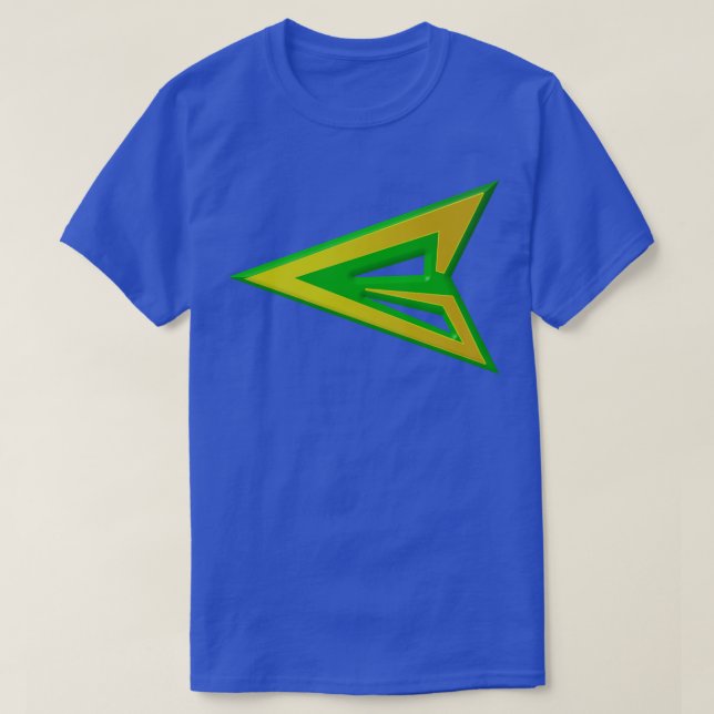 Camiseta logotipo de seta verde (Frente do Design)