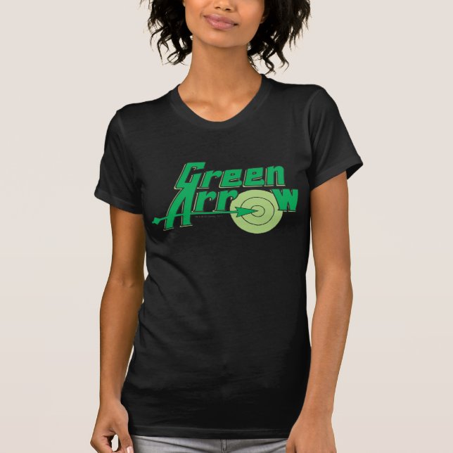 Camiseta Logotipo de seta verde (Frente)