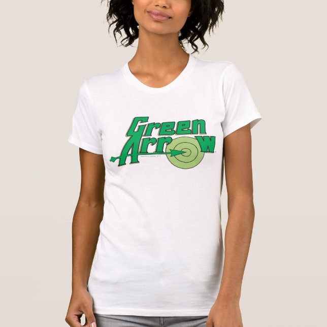Camiseta Logotipo de seta verde (Frente)