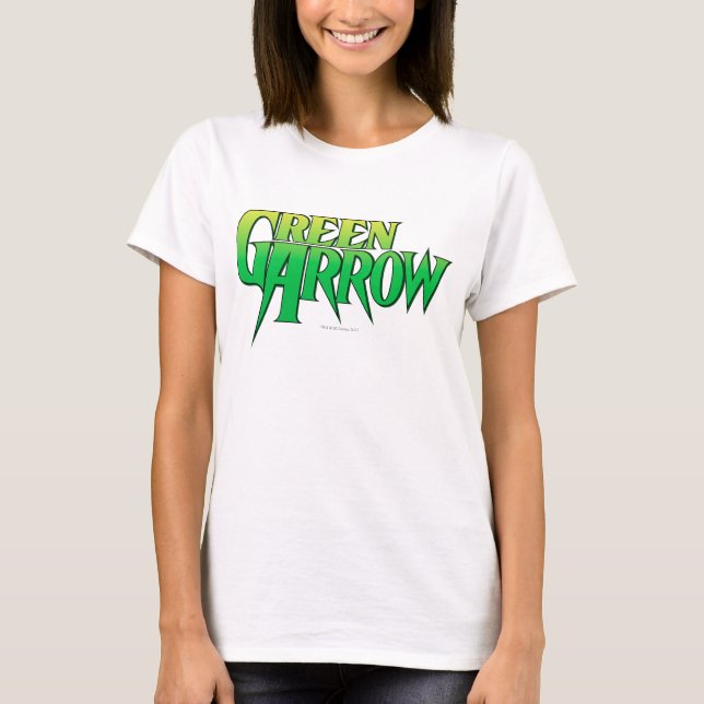Camiseta Logotipo de seta verde 3 (Frente)