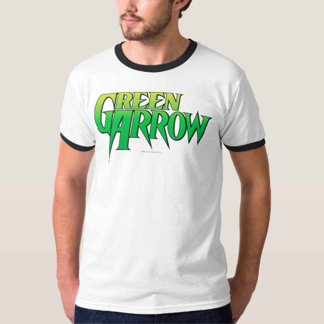 Camiseta Logotipo de seta verde 3 (Frente)