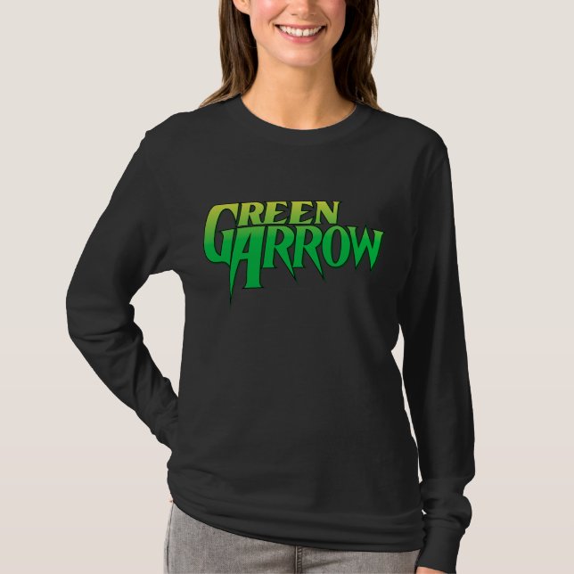 Camiseta Logotipo de seta verde 3 (Frente)
