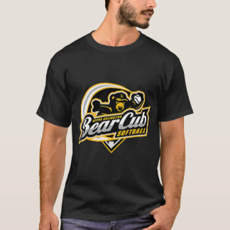 Camiseta Logotipo de Softball em Cubo de Urso Arlington Sup