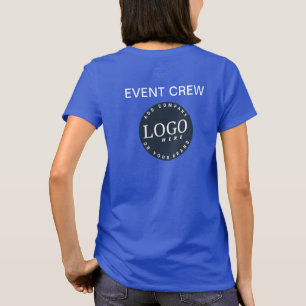 Camiseta Logotipo de sua empresa e funcionários do site da 