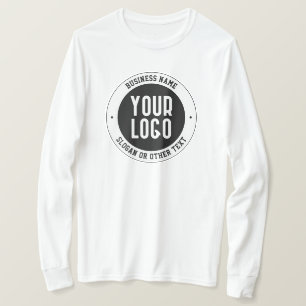 Camiseta Logotipo de sua empresa e texto editável simples m