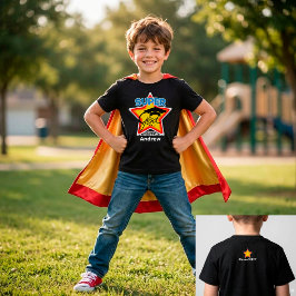 Camiseta Logotipo de Super Grad - Escuro - Personalizar Nom