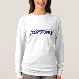 Camiseta Logotipo de texto do Pittsburgh Puffins
