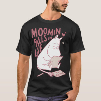 Camiseta Logotipo de texto preto Moomin