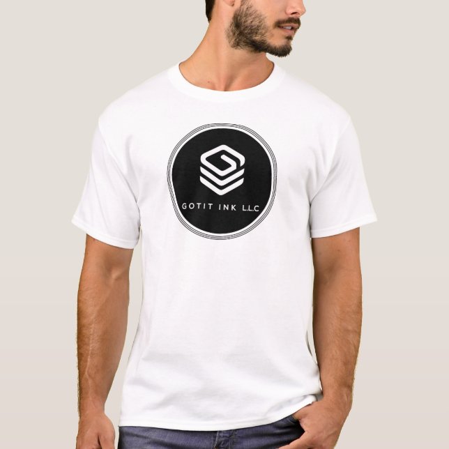 Camiseta Logotipo de tinta digital (Frente)