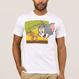 Camiseta Logotipo de Tom e Jerry Hanna Barbera