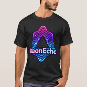 Camiseta Logotipo de Triângulo Futurista