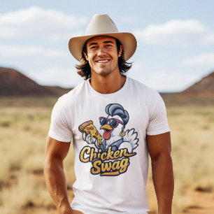 Camiseta Logotipo de troca de frango chic