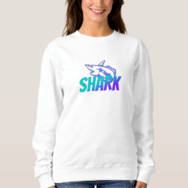 Camiseta Logotipo de Tubarão com Gradiente Feroz | Oceano O