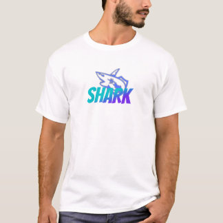 Camiseta Logotipo de Tubarão com Gradiente Feroz | Oceano O
