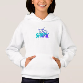 Camiseta Logotipo de Tubarão com Gradiente Feroz | Oceano O