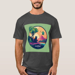 Camiseta logótipo de um armazém de sementes com a denominaç