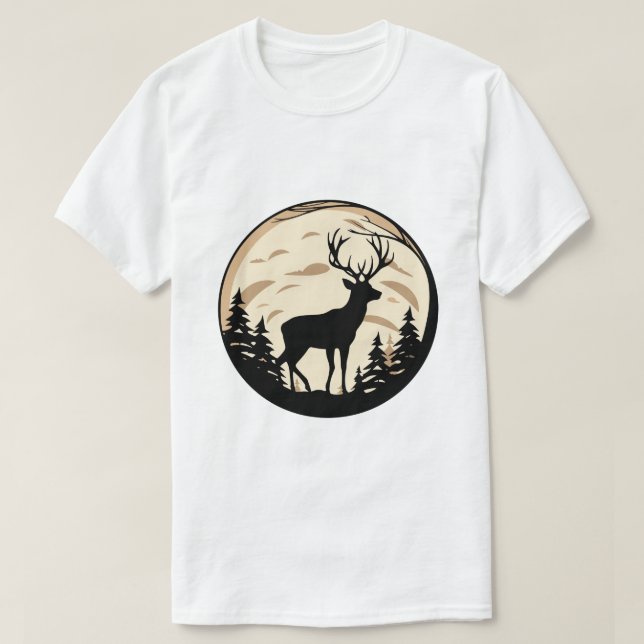 Camiseta Logotipo de Veado (Frente do Design)