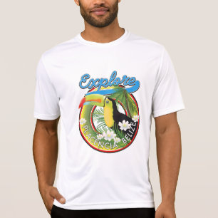 Camiseta Logotipo de viagem Explore Placencia Belize