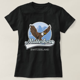 Camiseta logotipo de viagem Matterhorn Suíça