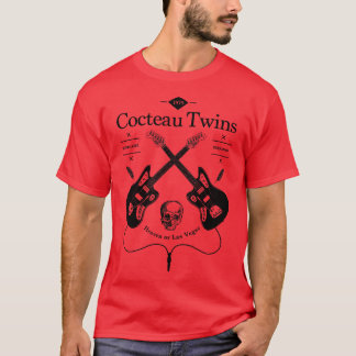 Camiseta Logotipo de Vintage do Violão do Cocteau Twins