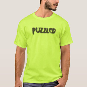 Camiseta Logotipo Desconhecido Verde Segurança Masculino
