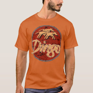 Camiseta Logotipo Dingo Dog Vintage
