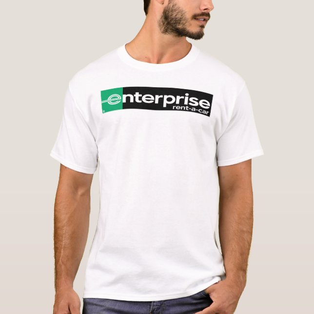 Camiseta Logotipo Divertido da Enterprise Rent A Car (Frente)