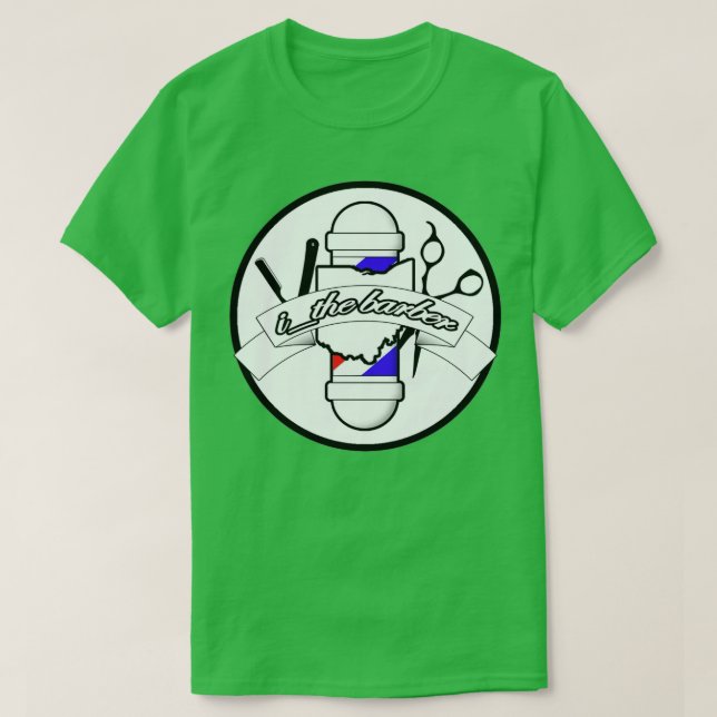 Camiseta logotipo do barbeiro (Frente do Design)