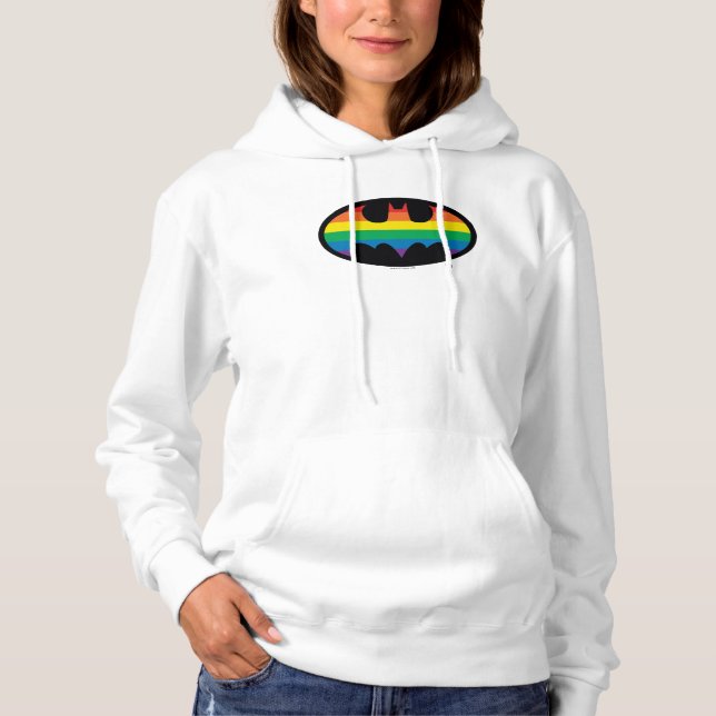 Camiseta Logotipo do Batman Rainbow (Frente)