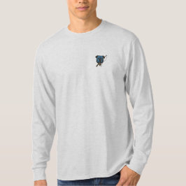 Camiseta logotipo do BD Script nas costas