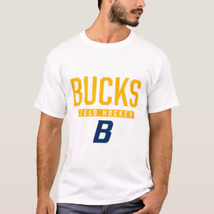 Camiseta Logotipo do Buckhorn Bucks de Hóquei em Campo Hs