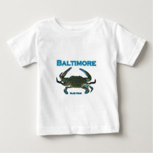 Camiseta Logotipo do caranguejo azul de Baltimore
