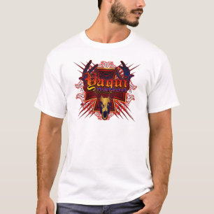 Camiseta Logotipo do crânio da nação de Yaqui