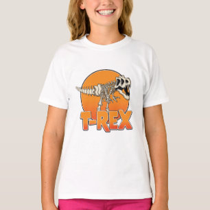 Camiseta Logotipo do desenho animado T-REX