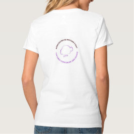 Camiseta Logotipo do Dia das Mães sem Custódia nas Costas