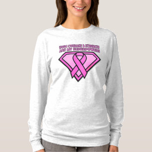 Camiseta Logotipo do diamante de consciência do Cancer de m
